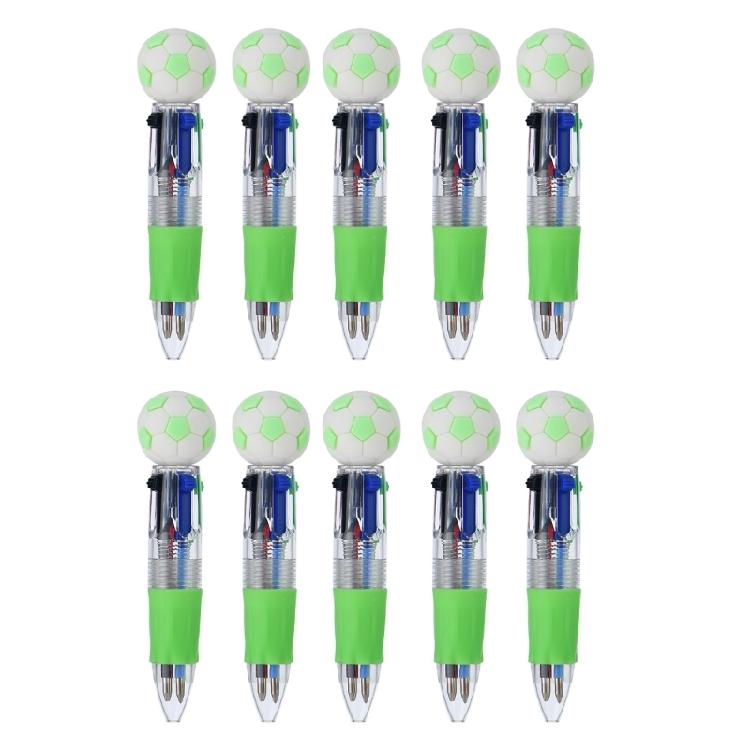 Ballpoint Pen for School Students, 4 Colors in One Retractable Rainbow Pen Multicolor Ballpoint Pen for Class Office