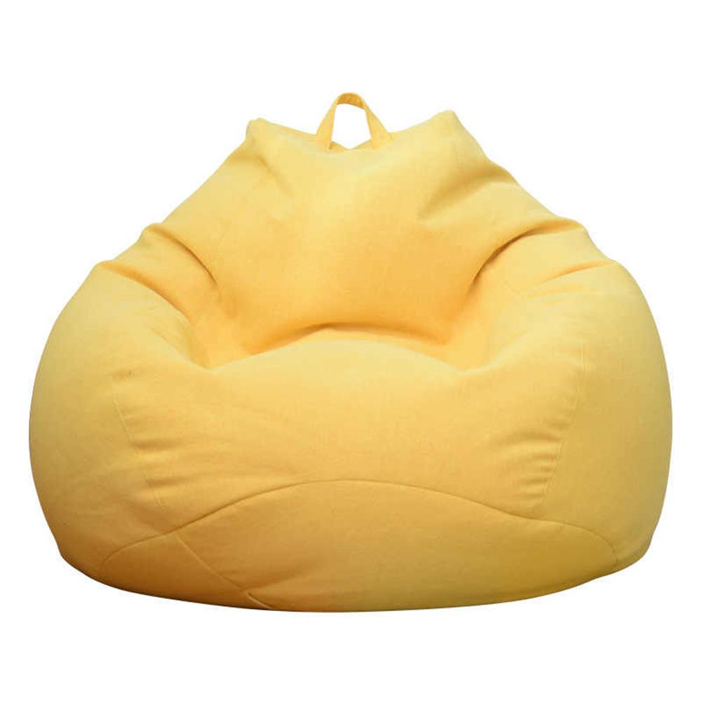 Large Bean Bag Chair Cover Sofa Color Simple Design Indoor Lazy Lounger Cover for Adults and Kids