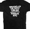 NYC Queens Harlem Staten Island The Bronx T-Shirt Tee Brooklyn New York Graffiti
