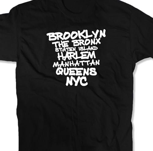 

Нью-Йорк Квинс Гарлем Статен-Айленд Бронкс Футболка Футболка Бруклин Нью-Йорк Граффити 4XL