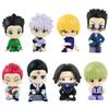 4pcs Hunter x Hunter Anime Action Figure Gon Alluka Zoldyck Chrollo Lucilfer Statuett Toys Model Doll Gift
