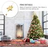 1 Roll Star Bead Garland Golden String Garland Christmas Tree Hanging Garland Beads for Wedding Christmas Decoration Wrapping Packging Golden
