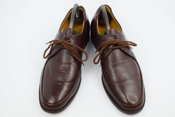 Gallus West Germany Vintage Leather U-Tip Brown 27.0 Business Shoes(USED)