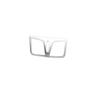 Silver Matte Rear Air Outlet Vent Frame Trim 1X Fit For Hyundai Sonata 2015-2019