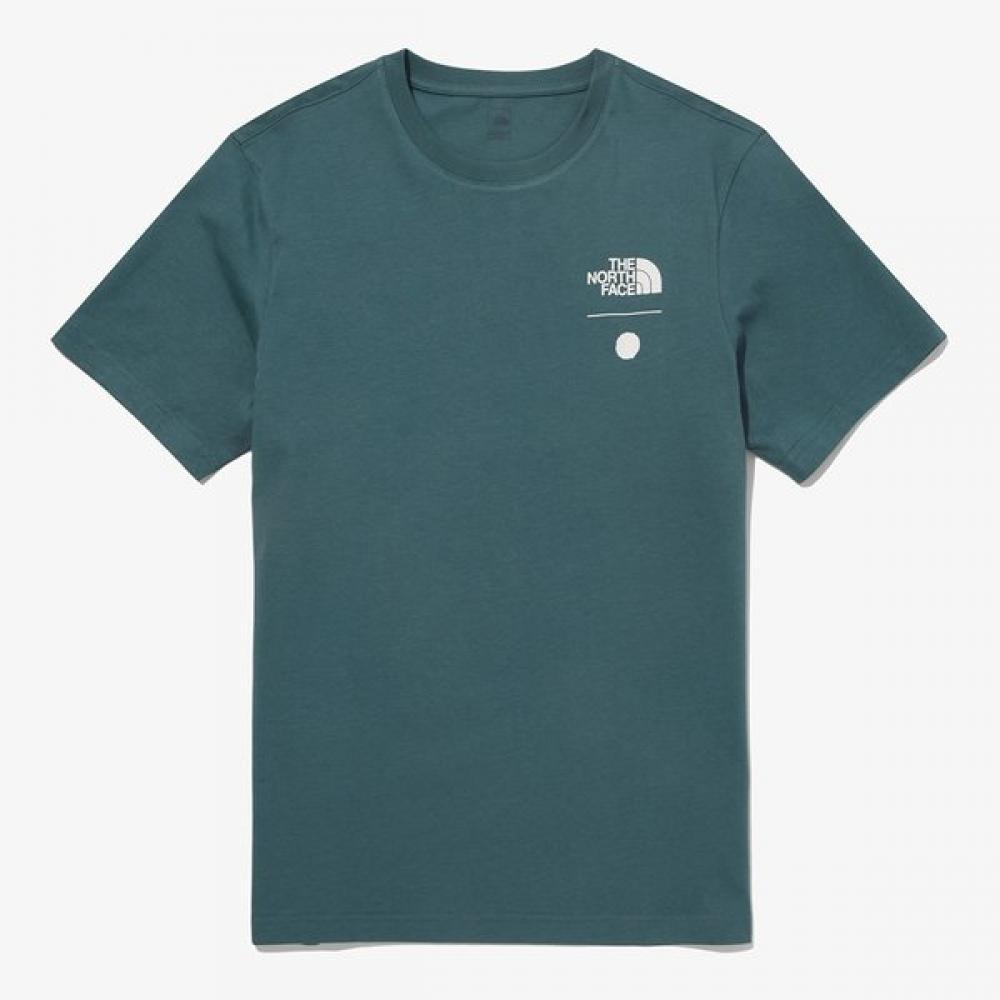 The NorTh Face Korean ShorT Sleeve T shirT 5 Green Bay nT7uq56d GREEN BAY/105
