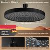 Top Spray Large Water Volume Pressurized Shower Showerhead, Pressurized Single Head Showerhead for Showering, Household Shower Showerhead