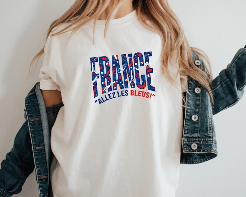 France World Cup Shirt, Allez Les Bleus Soccer Tee, French Football Fan Gift, France Soccer Jersey Style, World Cup 2026 Apparel 4XL