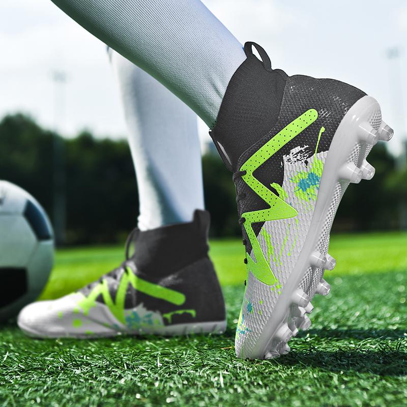 Мужские футбольные бутсы с высоким берцем — фото 10