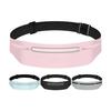 Running Belt Fanny Pack 3 Pockets Adjustable Waist Bag Workout Phone Holder Bag Fits Phones Up to 7.5 Inch for Men Women Fitness Hiking Jogging