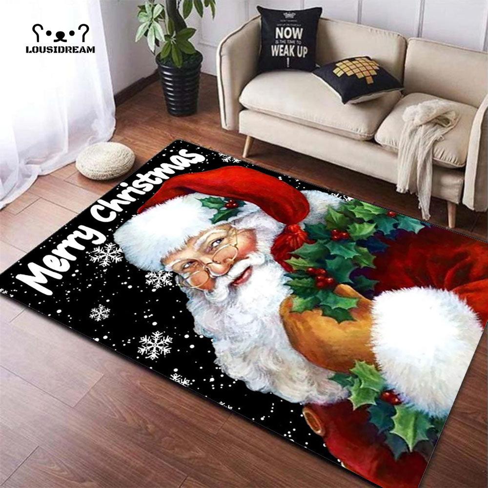 

Рождественский ковер Дед Мороз Снеговик