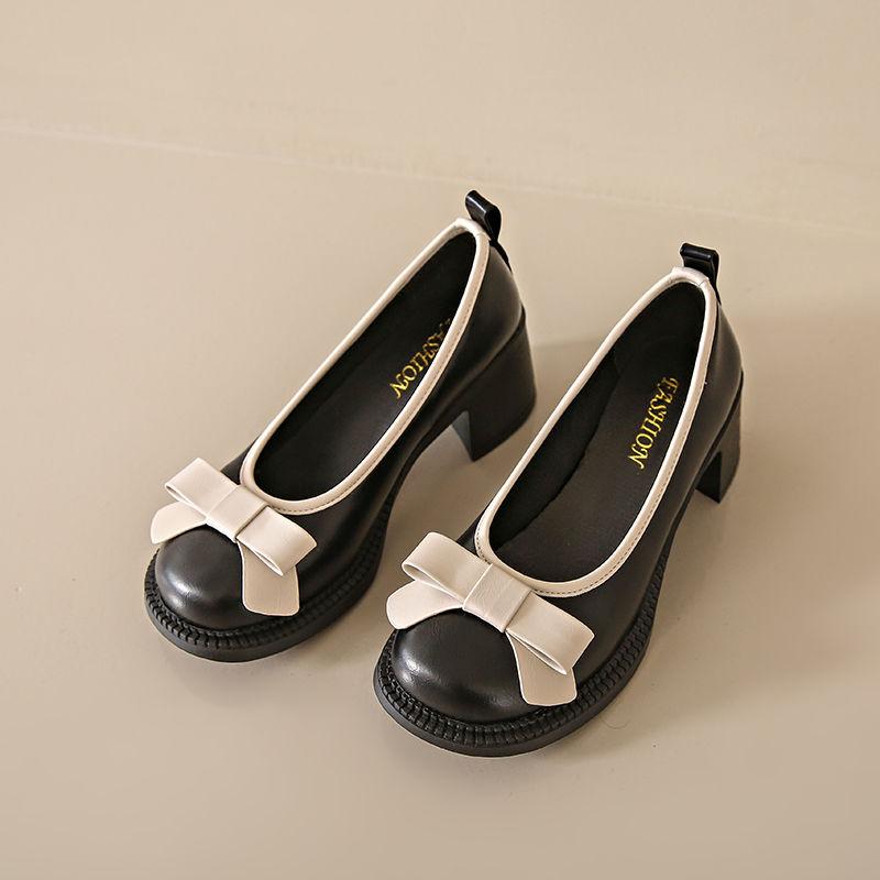 

Fashion Ladies Pumps with Bow Medium Heels Round Toe Women s Mary Jane Shoes Fashion Vacation Chic Point Comfortable and Elegant on Sale 43