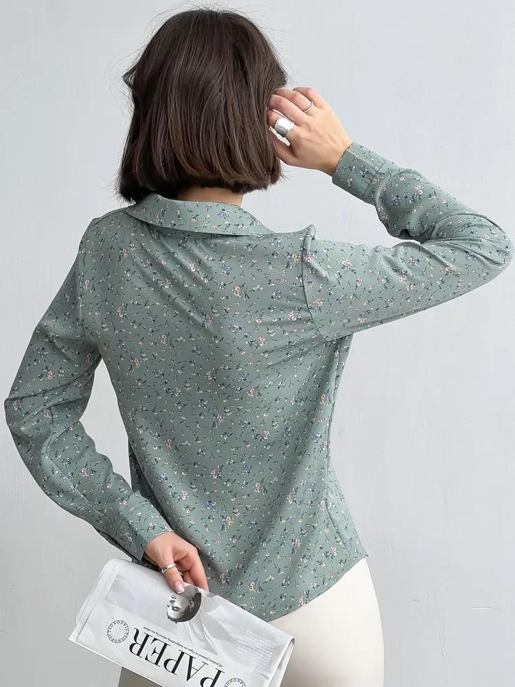 European-American Slim Fit Long-Sleeved Shirt: Elegant & Modern