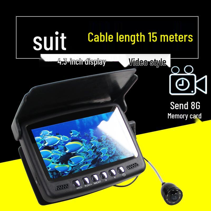 Russian Fish Finder 4.3-inch Screen Underwater Camera for Ice and Winter Fishing