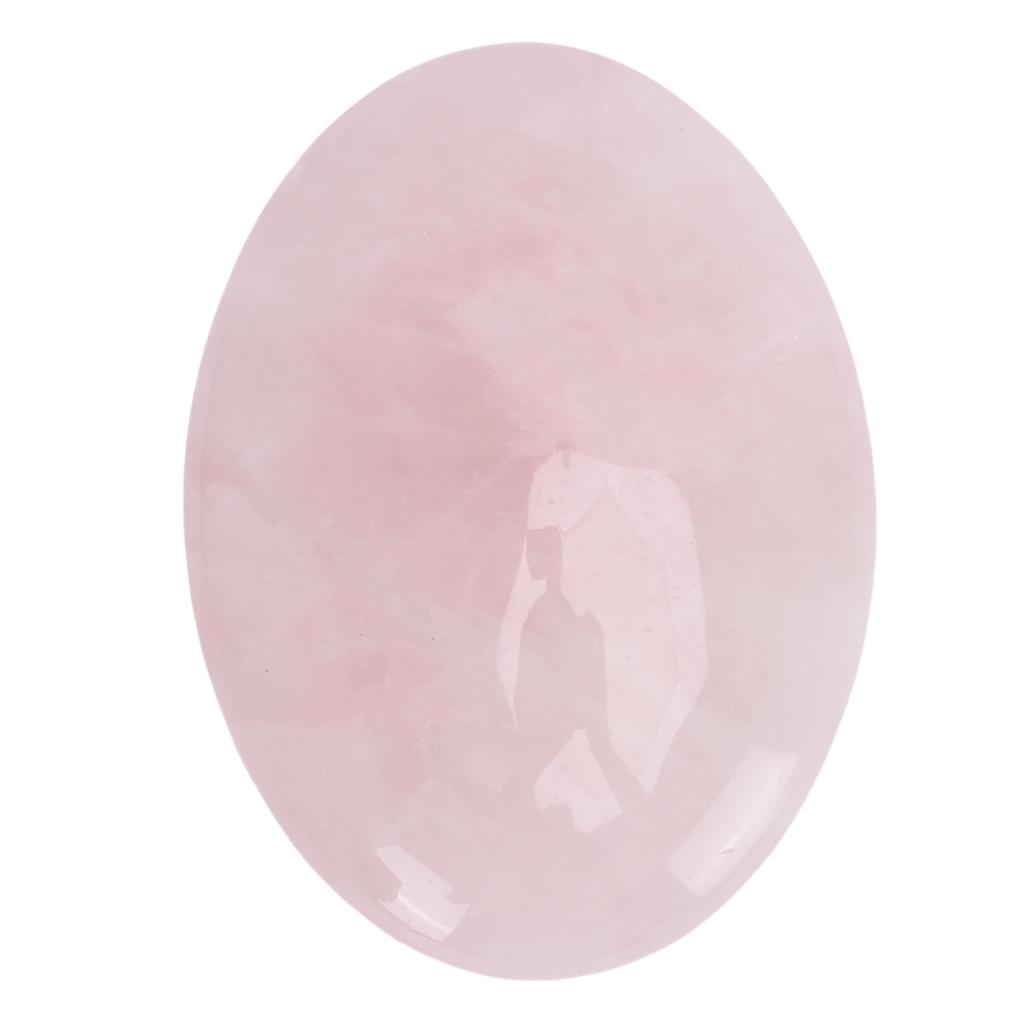 Crystal Palm Stone 7.5cm Polished Comfortable Touch Oval Crystal Stone for Meditation Yoga
