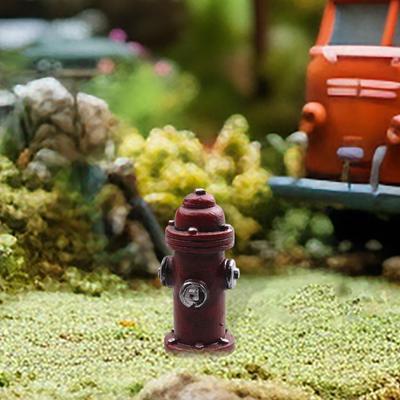 Mini Brandhane Model Mikro Landskabsdekoration Fotografi Rekvisit Kunstnerisk Kreativ Lille Statue