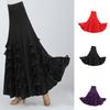Ballroom Dance Dresses Practise Dancing Dress Modern Waltz Tango Skirt - Purple, As Described