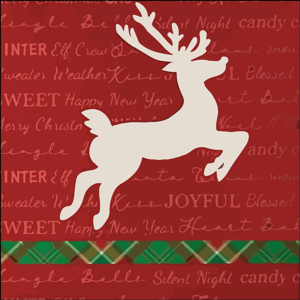 New Christmas Pillowcase Elk Print Snowflake Christmas Tree Decoration Festive Pillowcase