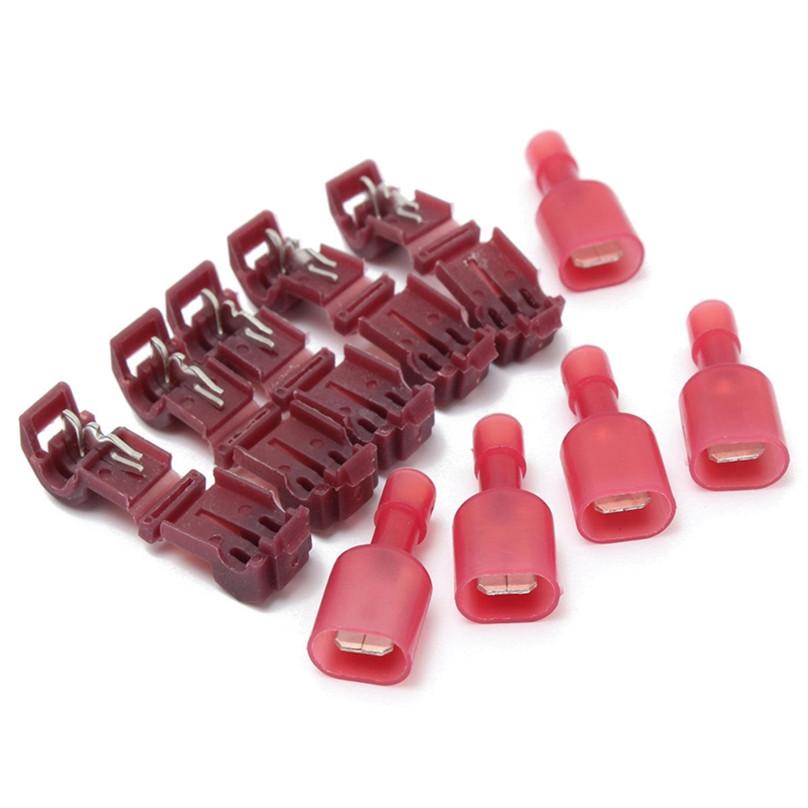 30pcs/set Quick Splice Connectors Scotch Lock Wire Terminals Electrical Crimp Cable Snap