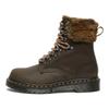 Dr. Martens 1460 Faux Fur Lined Warm Comfortable Boots Women Boots Gray-Green 26951481