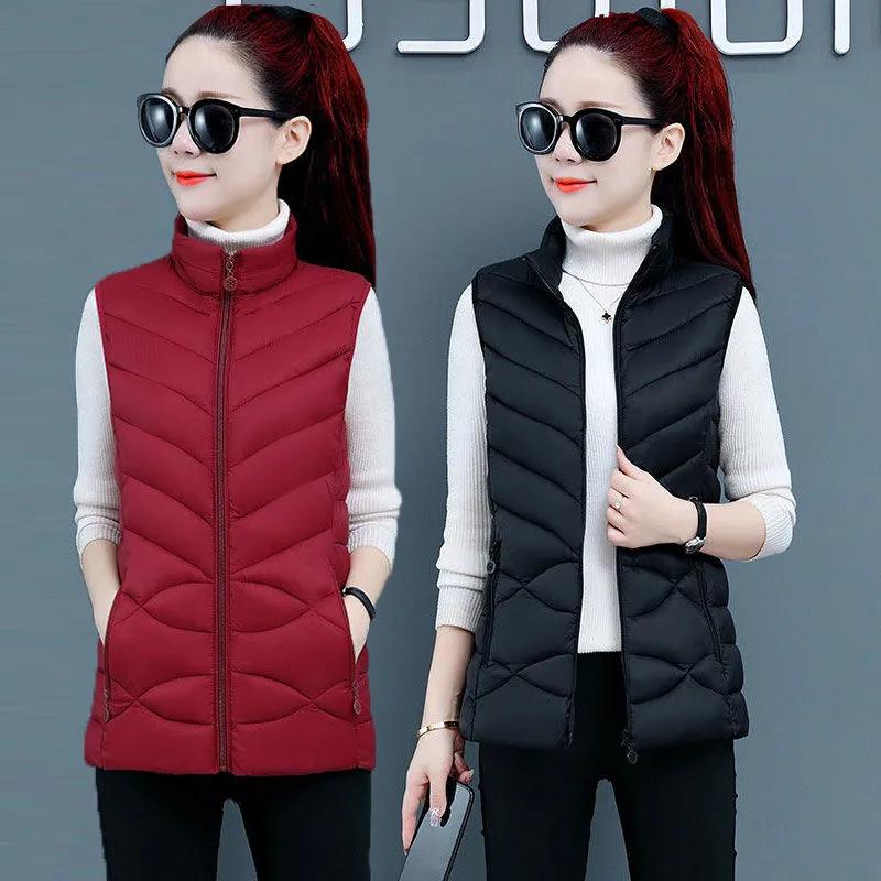 Dámská bunda vesta Podzim Jaro Zima Kabát s podšívkou, Vesta Dámská bunda s kapucí, Chaleco Mujer Bunda