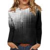 Long Sleeve Shirts For Women Cute Print Graphic Tees Blouses Casual Plus Size Basic Tops Pullover