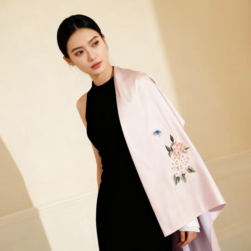 Sangshang Su Stickerei Handgefertigt Seide Langer Schal