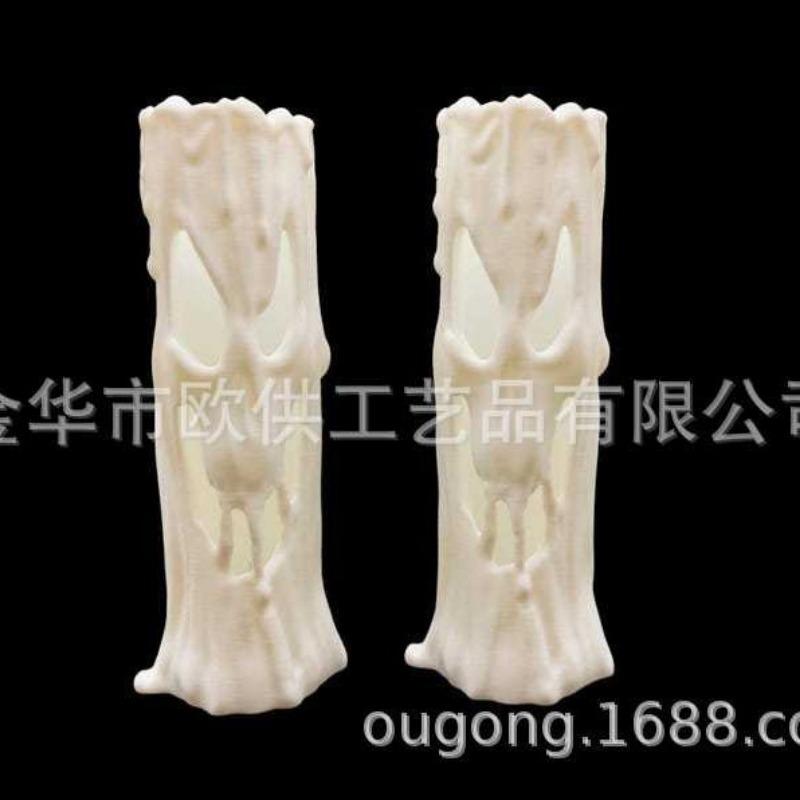 New Horror Candlestick Halloween Ornament Horror Candle Ghost Decoration Atmosphere Arrangement