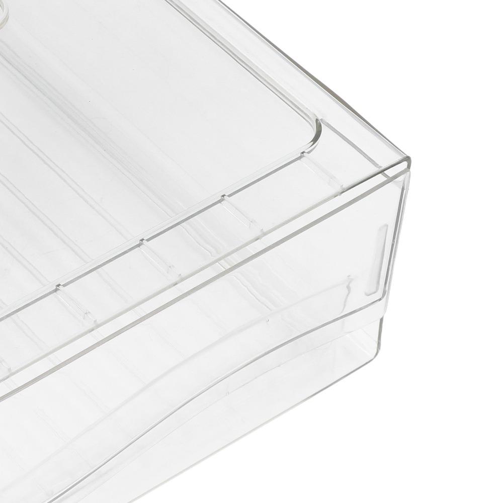 PET Pantry Organizer Bin S/L Produce Storage Container Refrigerator Storage Bin  Pantry Use