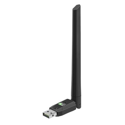 600 Mbps USB WiFi Bluetooth 5.0 Adaptörü Kablosuz Ağ Kartı 2.4G 5 GHz Çift Bantlı LAN Adaptörü Ethernet Dongle PC Laptop için