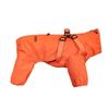 Dog Raincoat with Harness Waterproof Pet Rain Jacket for Small Dogs Adjustable Reflective Dog Rain Overalls with 4 Legs