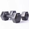 Anti-Roll Hexagonal Coated Dumbbell