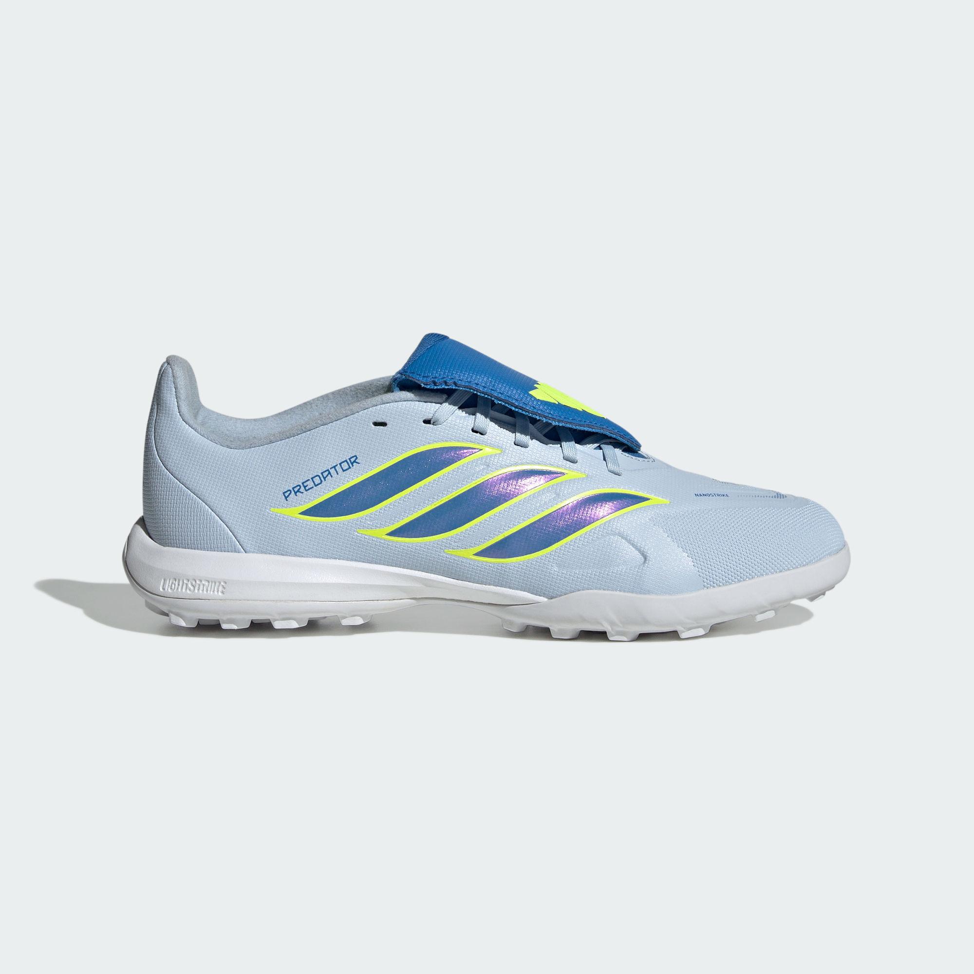 Adidas PREDATOR LEAGUE Low top Soccer Shoes Crystal Blue Kids 35.5