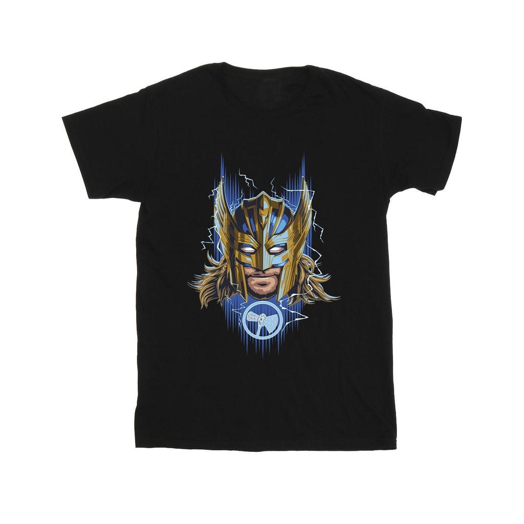 Marvel Mens Thor Love And Thunder Mask T-Shirt