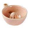 Integrated Drain Strainer Bowl Ceramic Berry Swirl Fruit Washing Colander Kitchen Vegetable Rinsing