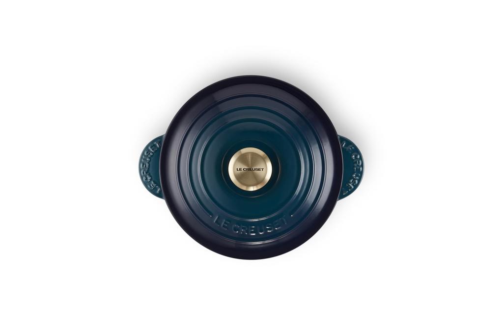 Le Creuset Cocotte Every 20cm Agave Enamel Cast Iron Pot with Light Gold Oven and Dishwasher Safe Japanese Handles, [Official Product]