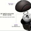 Easy-Grip Silicone Steering Wheel Knob 360° Smooth Rotation One-Hand Operation with Built-in Metal Bearing & Non-Slip Grip