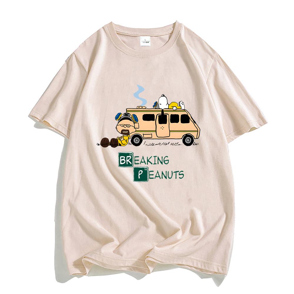 Reaking Bad Heisenberg Breaking Cat Pánská trička Harajuku Estetická trička 100% bavlna Trička Populární postavy Krátký rukáv