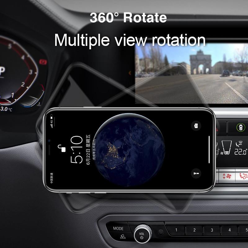Magnetic Car Phone Holder GPS Navigator Stand Accessories For VW GTI Polo Golf Passat Tiguan Arteon Taigo Caddy Jetta Tire Valve