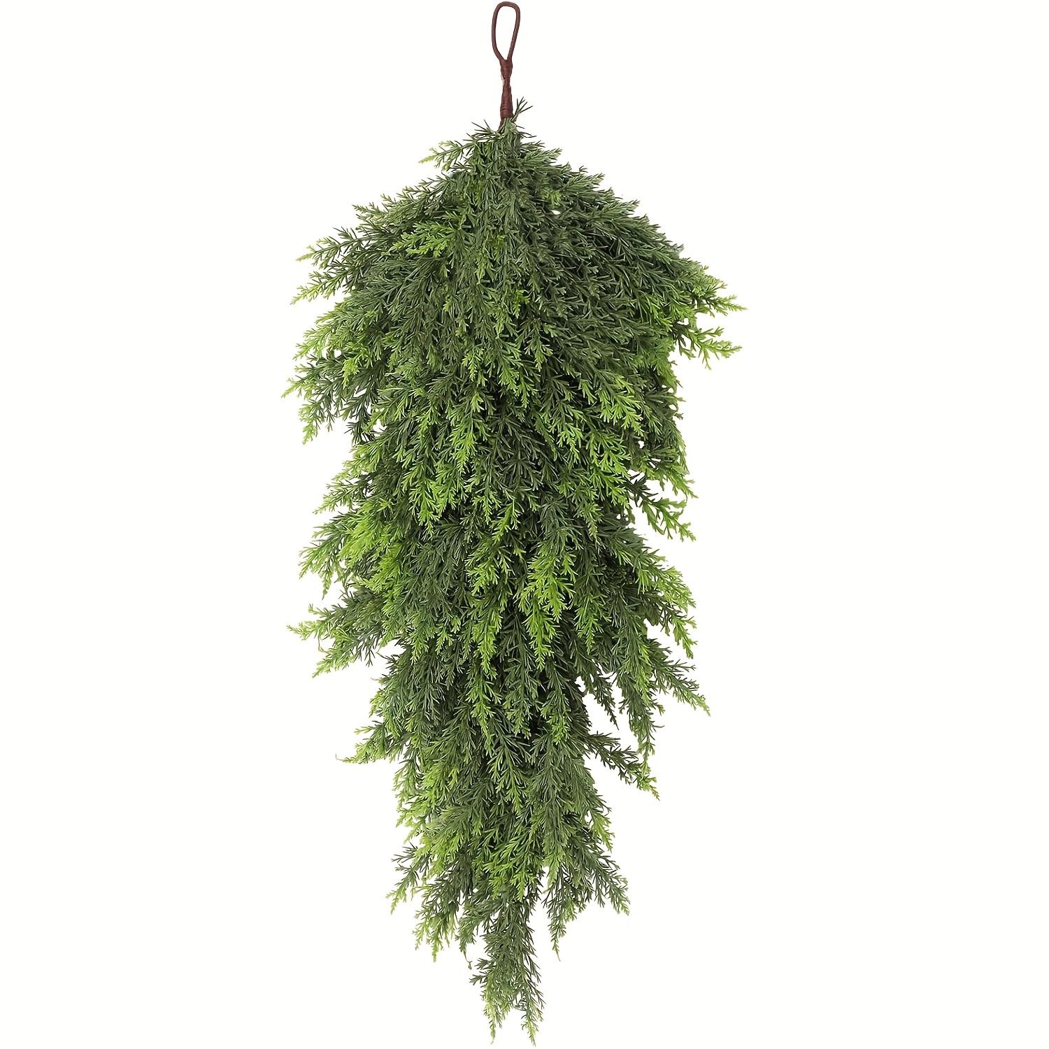 

27 Classic Teardrop Wreath for Christmas, Halloween & More. Featherless, All-Season Indoor/Outdoor Decor. зелений
