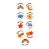 500Pcs Colorful Encouragement Sticker Removable Educational Inspiration Sticker for Kid Classroom Behavior Incentives