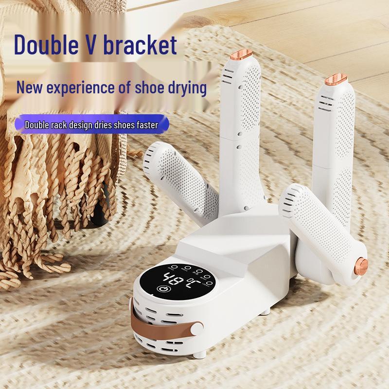 Portable Smart Shoe Dryer & Warmer: Foldable, Easy-to-Store Household Heating Solution.