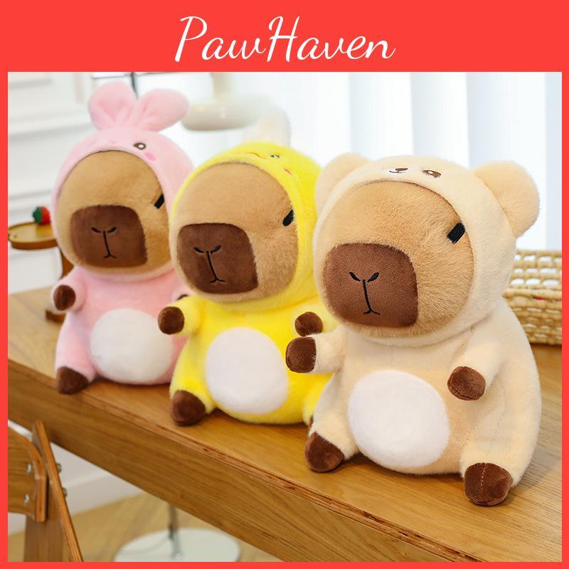 Bear Duck Rabbit Capybara Plush Toy Stuffed Animal Doll Cartoon Decorations