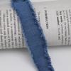 2Yards Multicolored Fringe Frayed Denim Fabric Ribbon DIY Sewing Crafts Gift Wrapping