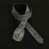 Ainworth Tang Grass Pattern Middle Heavy Industry Belt Cross Knight Metal Buckle Head Male and Female Design Sense Belt Buckle