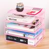 Metal Multifunction A4 Document Trays File Paper Letter Holder Stationery Storage Bookend Office School Supplies Desk Organizer