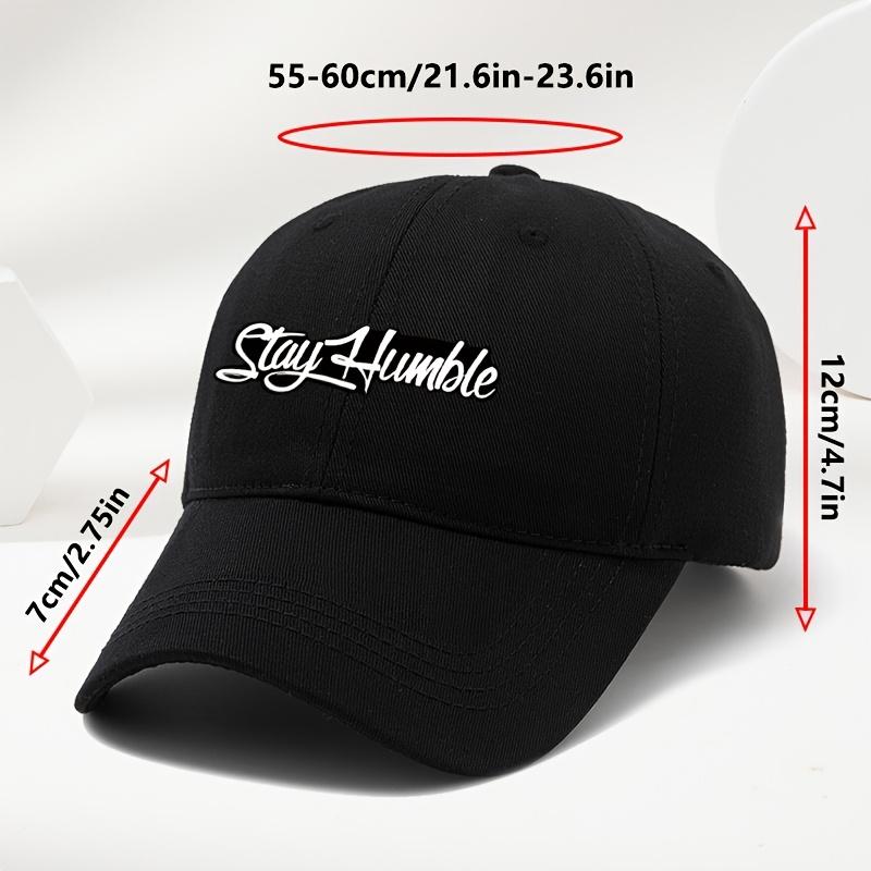 Men's StayHumble Baseball Cap | Soft Breathable Sweat-Absorbent Adjustable Hat for Outdoor Sports & Casual