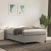 Maison Exclusive - Lattenrost und Matratze Hellgrau 120x200cm Samt