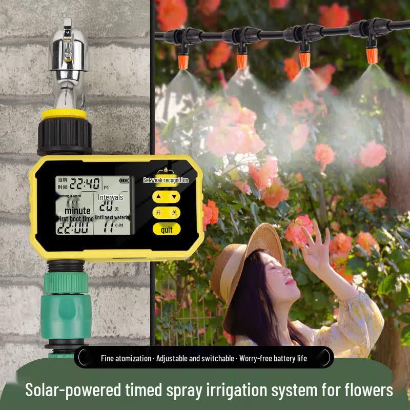 Runkanon Solar Micro-Spray Irrigation Timer