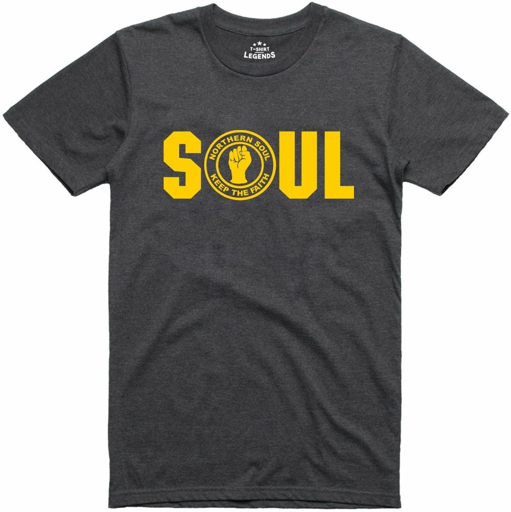 Northern Soul Soul Logo Music Unisexs Regular Fit Cotton TShirt