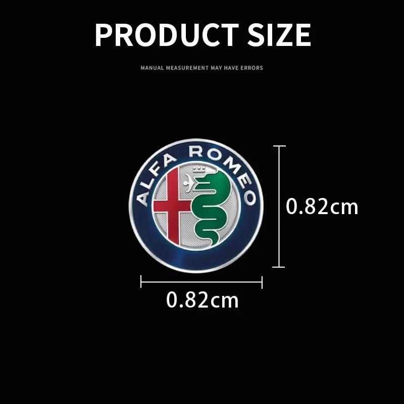 2026 Quente Alfa Romeo 1/2/5/10 Peças Autocolantes de Carro Emblema Decalques de Decoração Automóvel Autocolantes para Limpa para-brisas para Alfa Romeo 4C 159 Spider Giulia